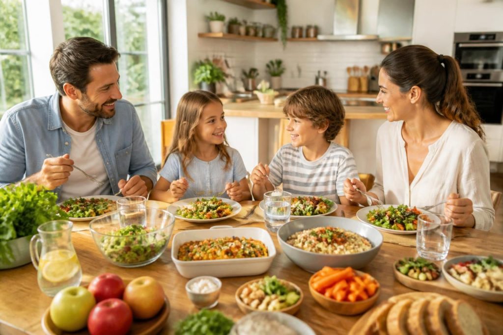 découvrez des conseils pratiques et des idées de repas équilibrés pour manger sainement en famille et favoriser le bien-être de tous.