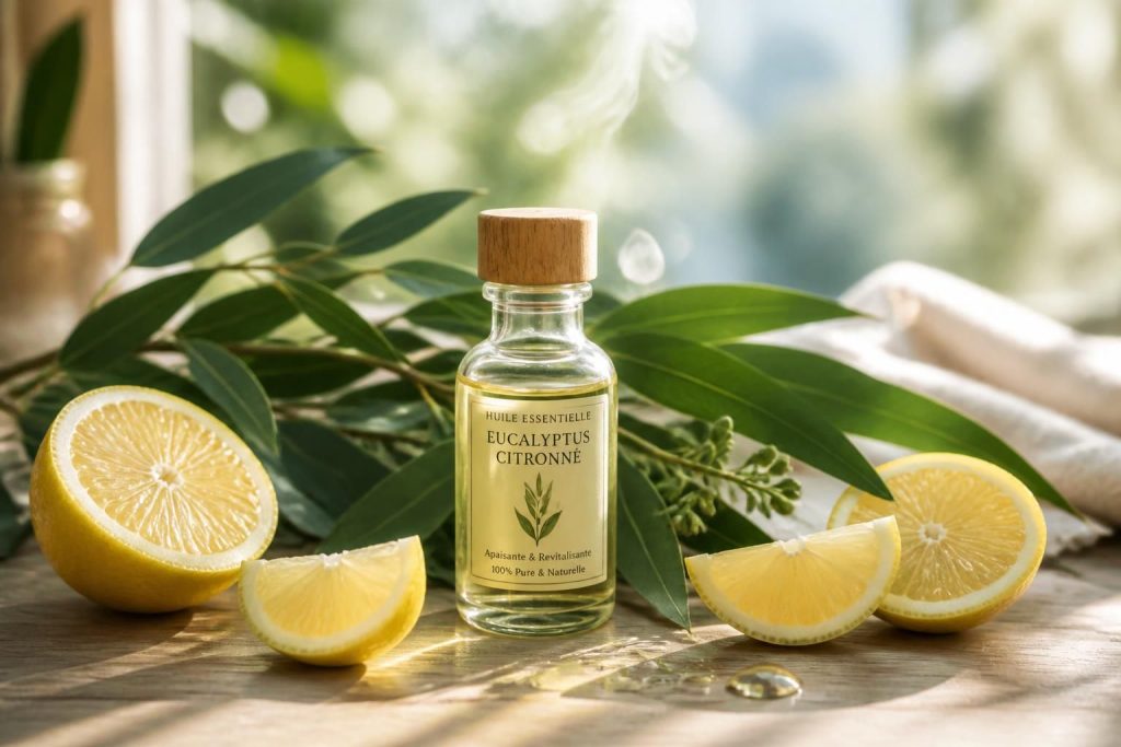 découvrez les bienfaits de l'huile essentielle d'eucalyptus citronné pour apaiser et revitaliser votre corps et esprit naturellement. parfaite pour une sensation de fraîcheur et de bien-être au quotidien.