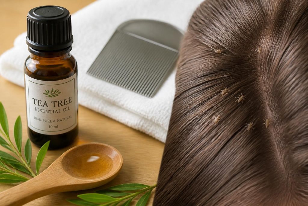 découvrez comment l'huile essentielle de tea tree peut être un traitement naturel efficace contre les poux, ses bienfaits, son mode d'utilisation, et les précautions à prendre.