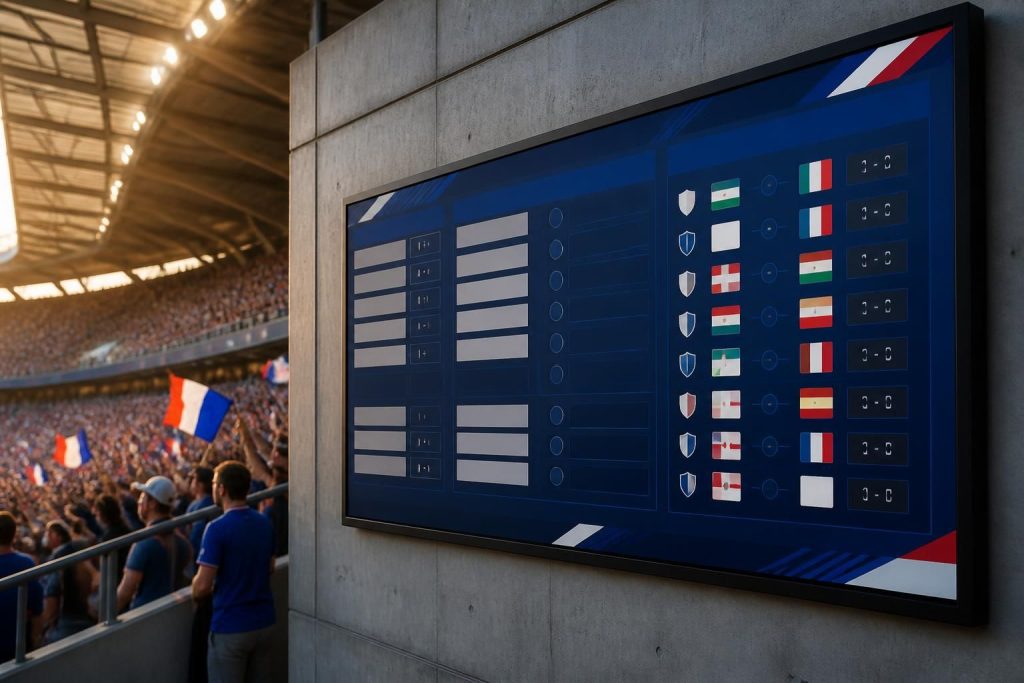 découvrez le calendrier complet des prochains matchs de l'équipe de france ainsi que les résultats récents pour ne rien manquer des performances des bleus.