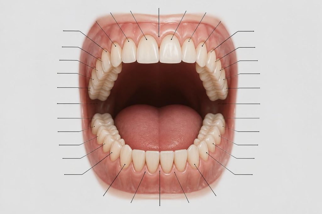 découvrez la numérotation des dents et comprenez en détail le système dentaire pour mieux suivre votre santé bucco-dentaire.
